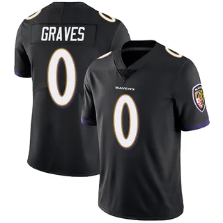 Aaron Graves Baltimore Ravens Men's Limited Alternate Vapor Untouchable Nike Jersey - Black