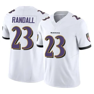 Adam Randall Baltimore Ravens Men's Limited Vapor F.U.S.E. Nike Jersey - White