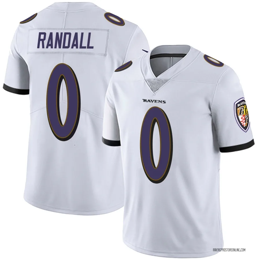 Adam Randall Baltimore Ravens Men's Limited Vapor Untouchable Nike Jersey - White