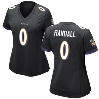 Adam Randall Baltimore Ravens Women's Game Nike Jersey - Black