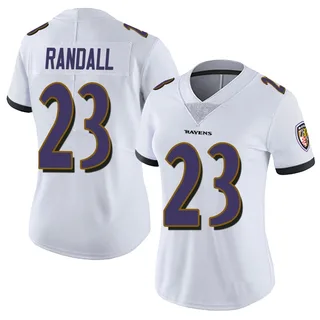 Adam Randall Baltimore Ravens Women's Limited Vapor Untouchable Nike Jersey - White