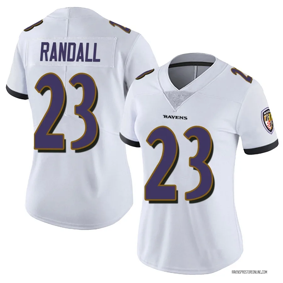Adam Randall Baltimore Ravens Women's Limited Vapor Untouchable Nike Jersey - White