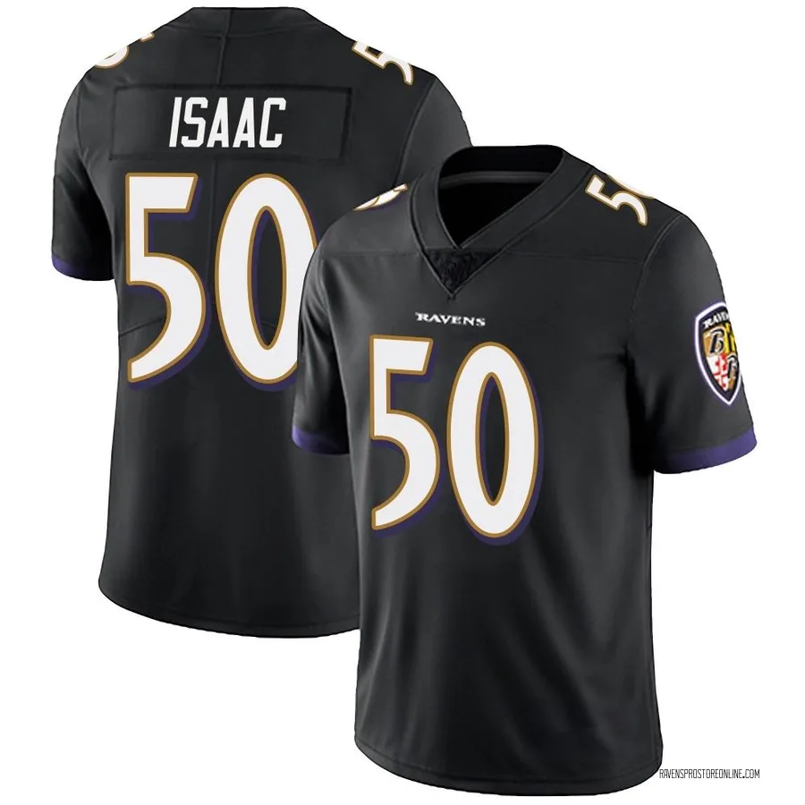 Adisa Isaac Baltimore Ravens Men's Limited Alternate Vapor Untouchable Nike Jersey - Black