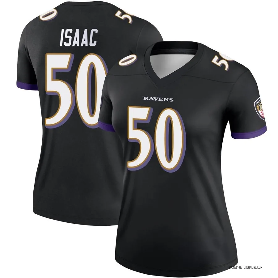Adisa Isaac Baltimore Ravens Women's Legend Nike Jersey - Black