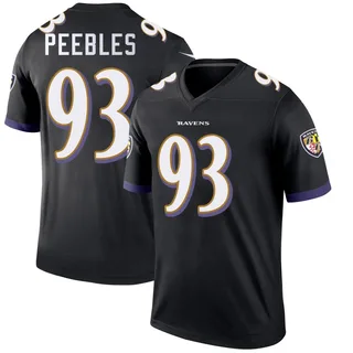 Aeneas Peebles Baltimore Ravens Men's Legend Nike Jersey - Black