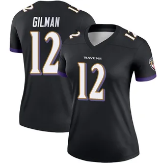 Alohi Gilman Baltimore Ravens Women's Legend Nike Jersey - Black
