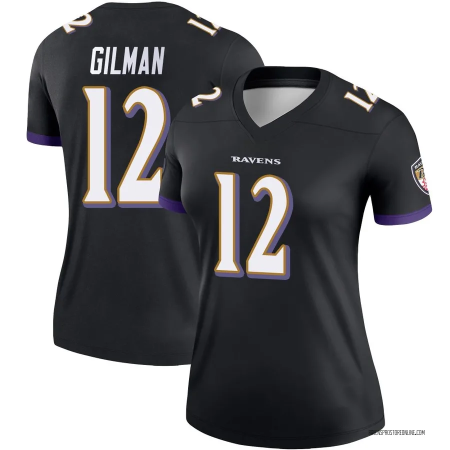 Alohi Gilman Baltimore Ravens Women's Legend Nike Jersey - Black