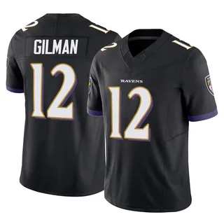 Alohi Gilman Baltimore Ravens Youth Limited Vapor F.U.S.E. Nike Jersey - Black