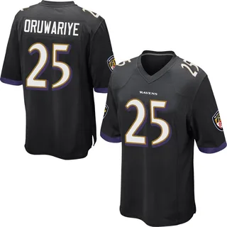 Amani Oruwariye Baltimore Ravens Men's Game Nike Jersey - Black