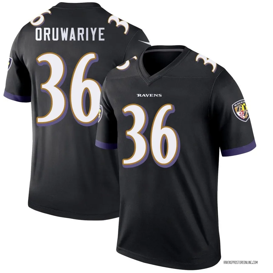 Amani Oruwariye Baltimore Ravens Men's Legend Nike Jersey - Black