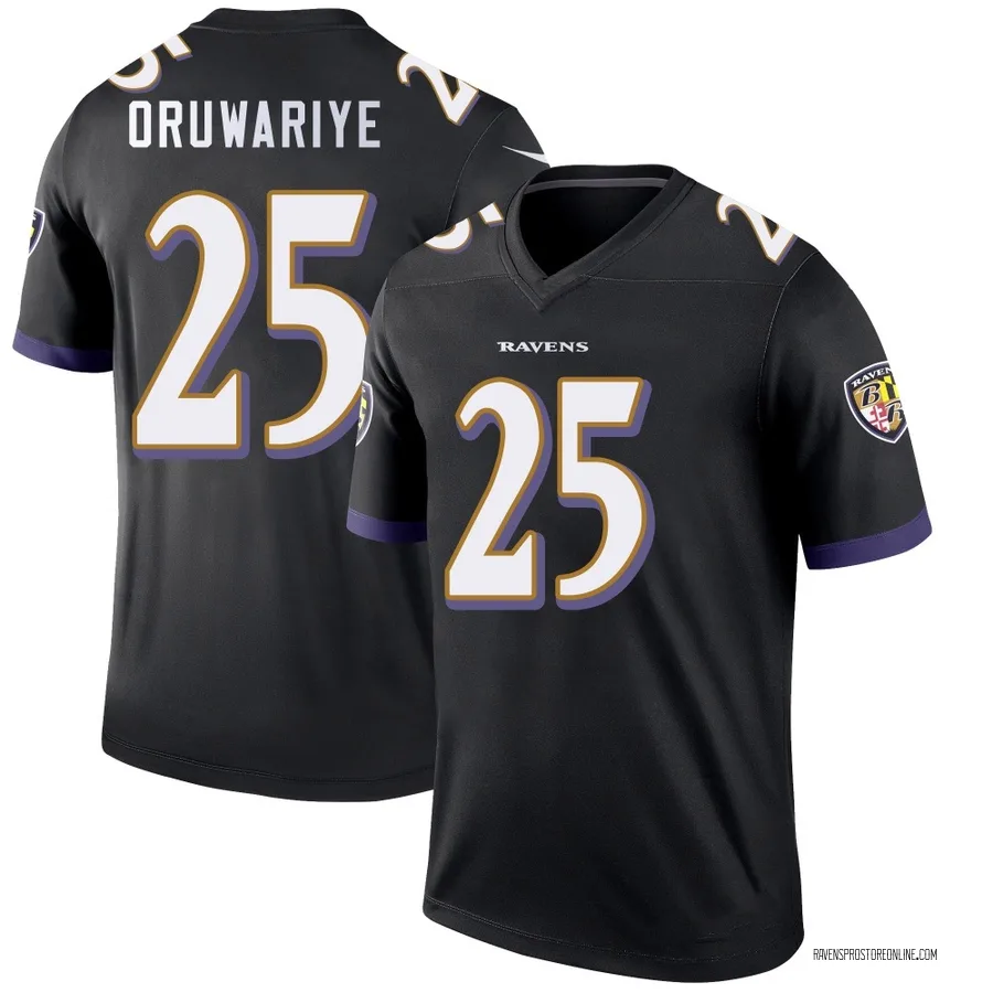 Amani Oruwariye Baltimore Ravens Men's Legend Nike Jersey - Black
