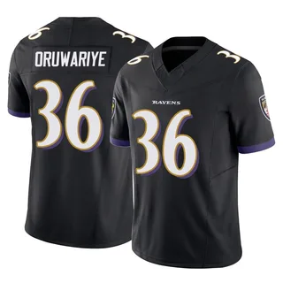 Amani Oruwariye Baltimore Ravens Men's Limited Vapor F.U.S.E. Nike Jersey - Black