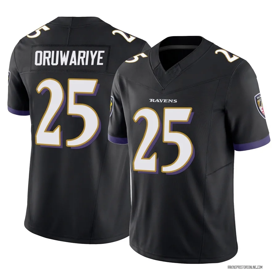 Amani Oruwariye Baltimore Ravens Men's Limited Vapor F.U.S.E. Nike Jersey - Black