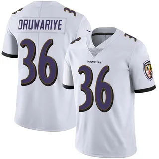 Amani Oruwariye Baltimore Ravens Men's Limited Vapor Untouchable Nike Jersey - White