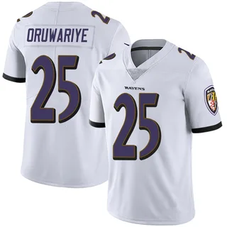 Amani Oruwariye Baltimore Ravens Men's Limited Vapor Untouchable Nike Jersey - White
