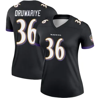 Amani Oruwariye Baltimore Ravens Women's Legend Nike Jersey - Black
