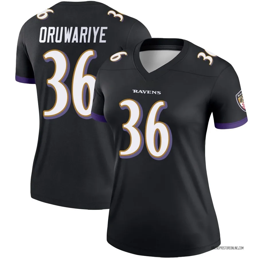 Amani Oruwariye Baltimore Ravens Women's Legend Nike Jersey - Black