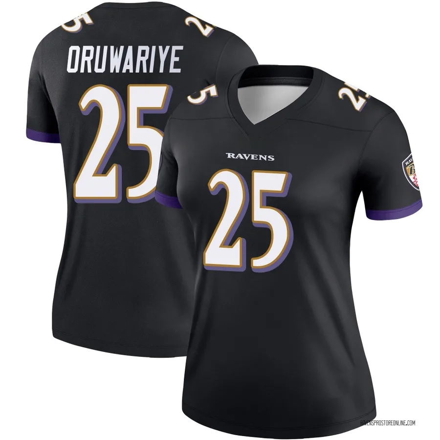 Amani Oruwariye Baltimore Ravens Women's Legend Nike Jersey - Black