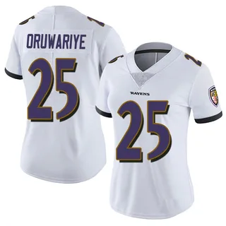 Amani Oruwariye Baltimore Ravens Women's Limited Vapor Untouchable Nike Jersey - White