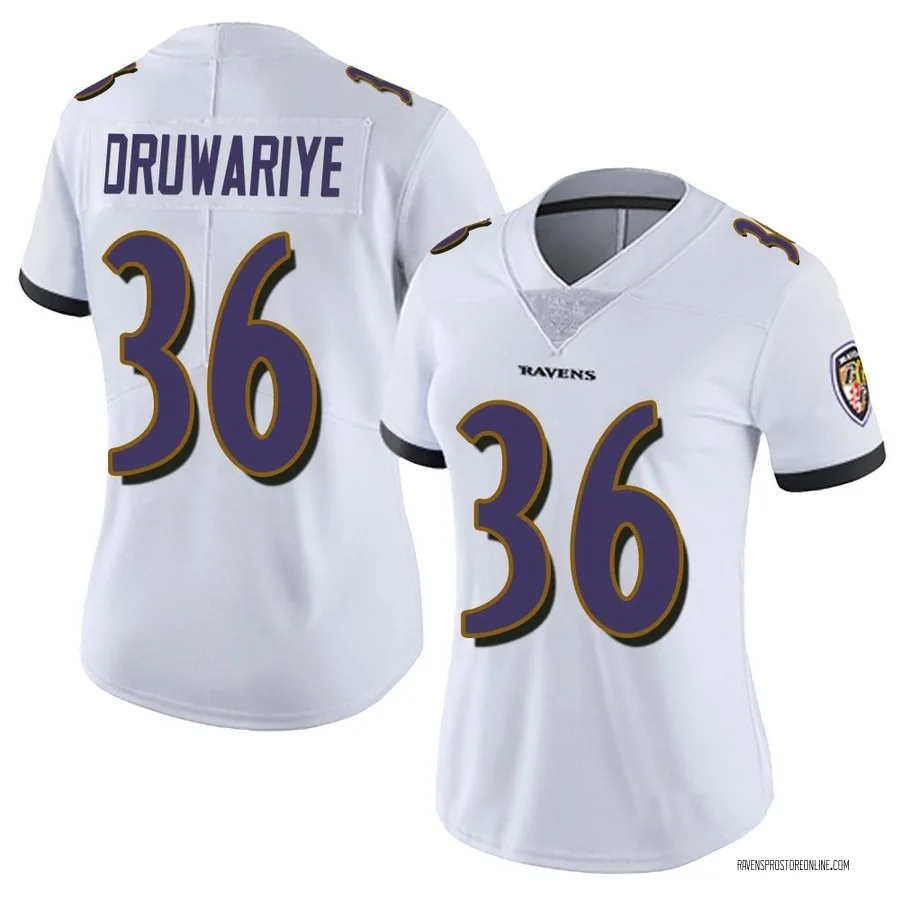 Amani Oruwariye Baltimore Ravens Women's Limited Vapor Untouchable Nike Jersey - White