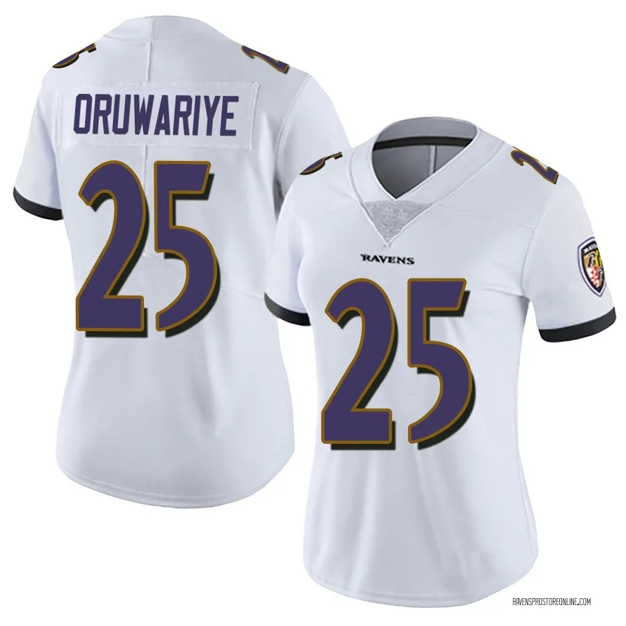 Amani Oruwariye Baltimore Ravens Women's Limited Vapor Untouchable Nike Jersey - White
