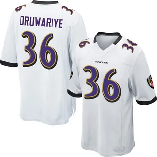 Amani Oruwariye Baltimore Ravens Youth Game Nike Jersey - White