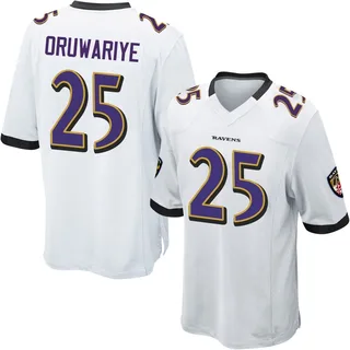 Amani Oruwariye Baltimore Ravens Youth Game Nike Jersey - White