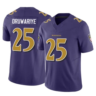 Amani Oruwariye Baltimore Ravens Youth Limited Vapor F.U.S.E. Nike Jersey - Purple