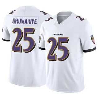 Amani Oruwariye Baltimore Ravens Youth Limited Vapor F.U.S.E. Nike Jersey - White