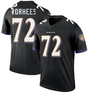 Andrew Vorhees Baltimore Ravens Men's Legend Nike Jersey - Black