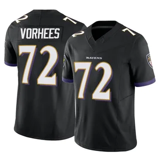 Andrew Vorhees Baltimore Ravens Men's Limited Vapor F.U.S.E. Nike Jersey - Black