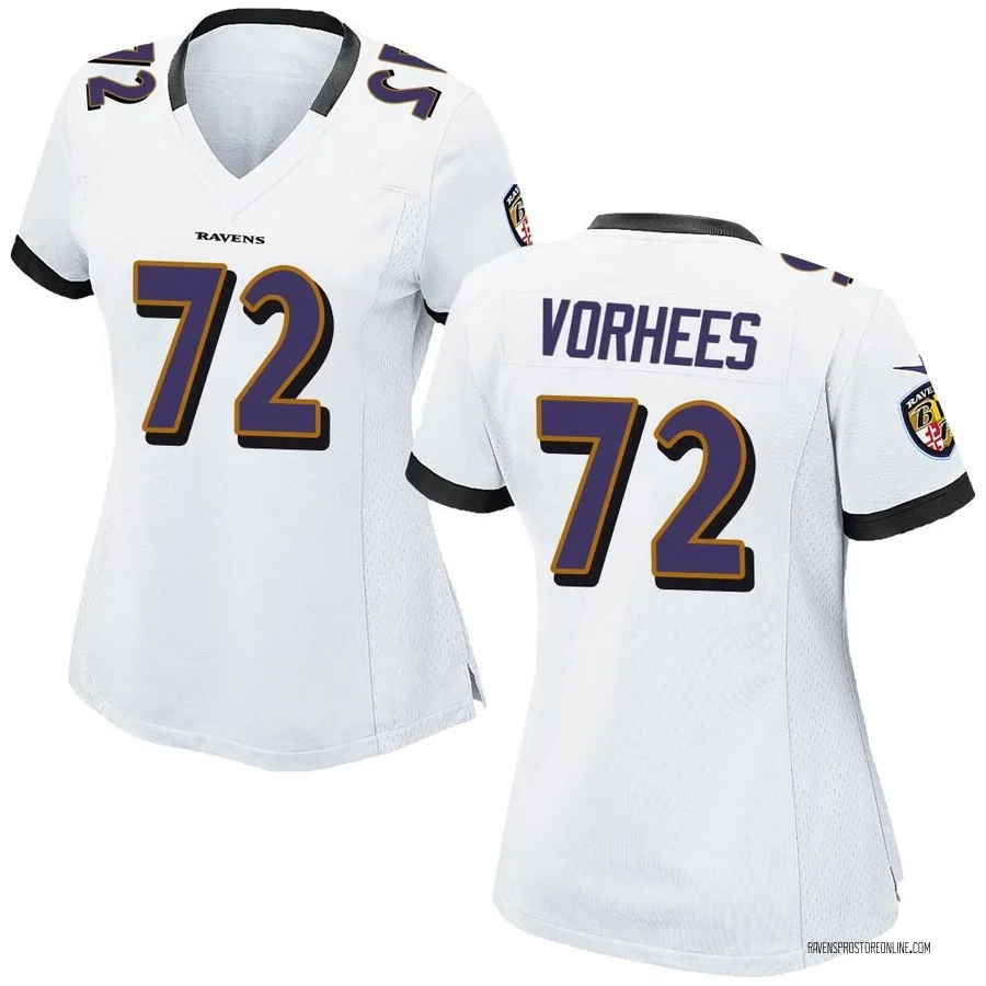 Andrew Vorhees Baltimore Ravens Women's Game Nike Jersey - White
