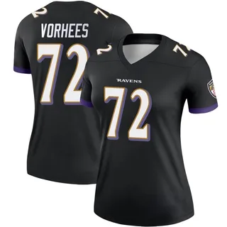 Andrew Vorhees Baltimore Ravens Women's Legend Nike Jersey - Black