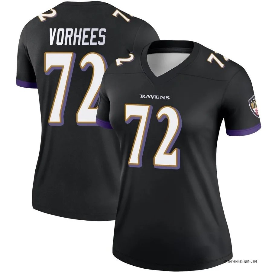 Andrew Vorhees Baltimore Ravens Women's Legend Nike Jersey - Black
