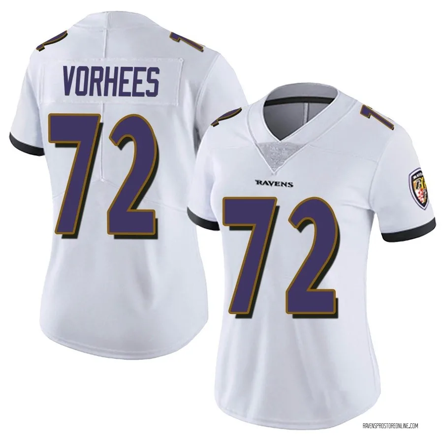 Andrew Vorhees Baltimore Ravens Women's Limited Vapor Untouchable Nike Jersey - White