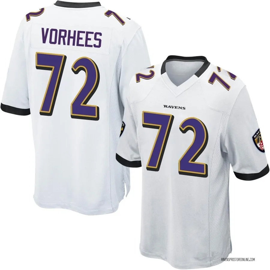 Andrew Vorhees Baltimore Ravens Youth Game Nike Jersey - White