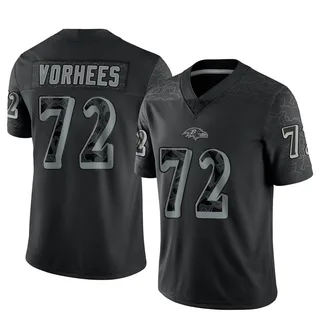 Andrew Vorhees Baltimore Ravens Youth Limited Reflective Nike Jersey - Black