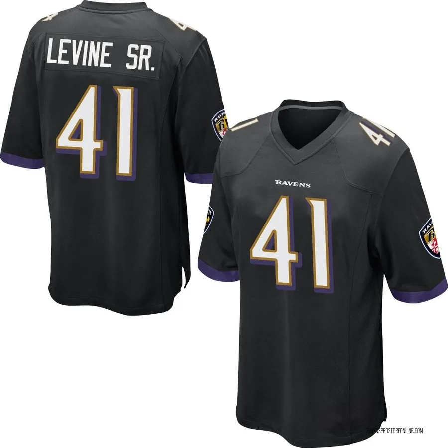 Anthony Levine Sr. Baltimore Ravens Men's Game Nike Jersey - Black