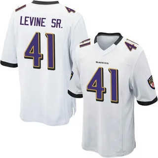 Anthony Levine Sr. Baltimore Ravens Men's Game Nike Jersey - White