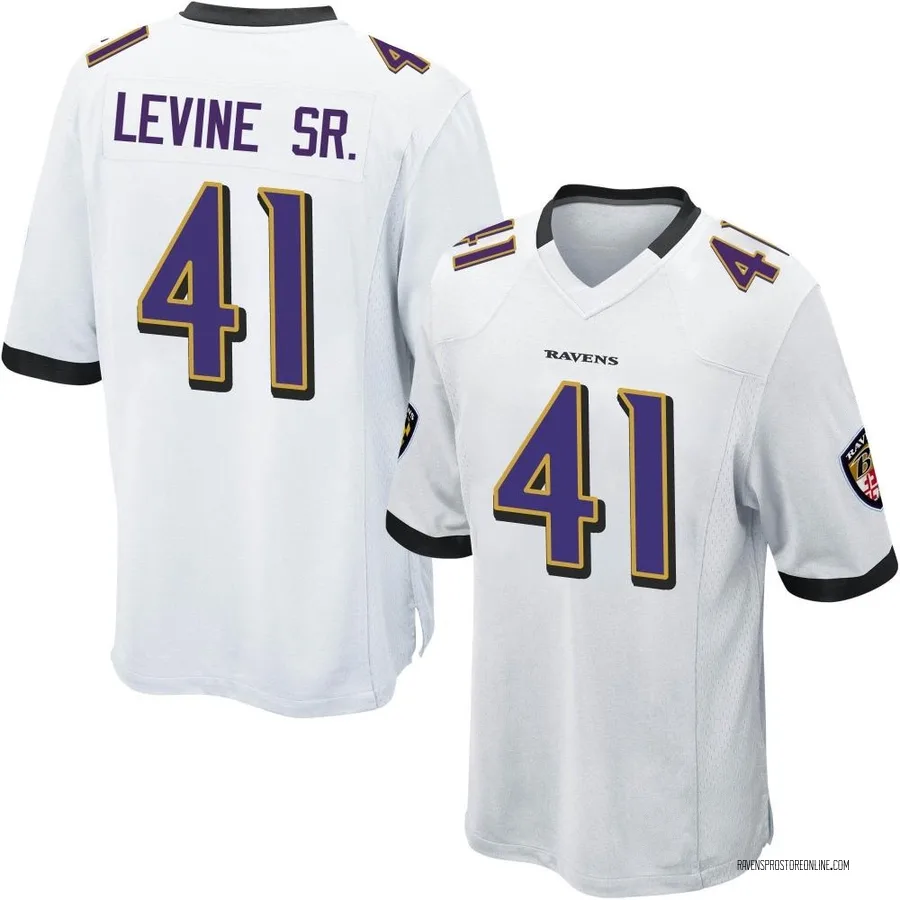 Anthony Levine Sr. Baltimore Ravens Men's Game Nike Jersey - White