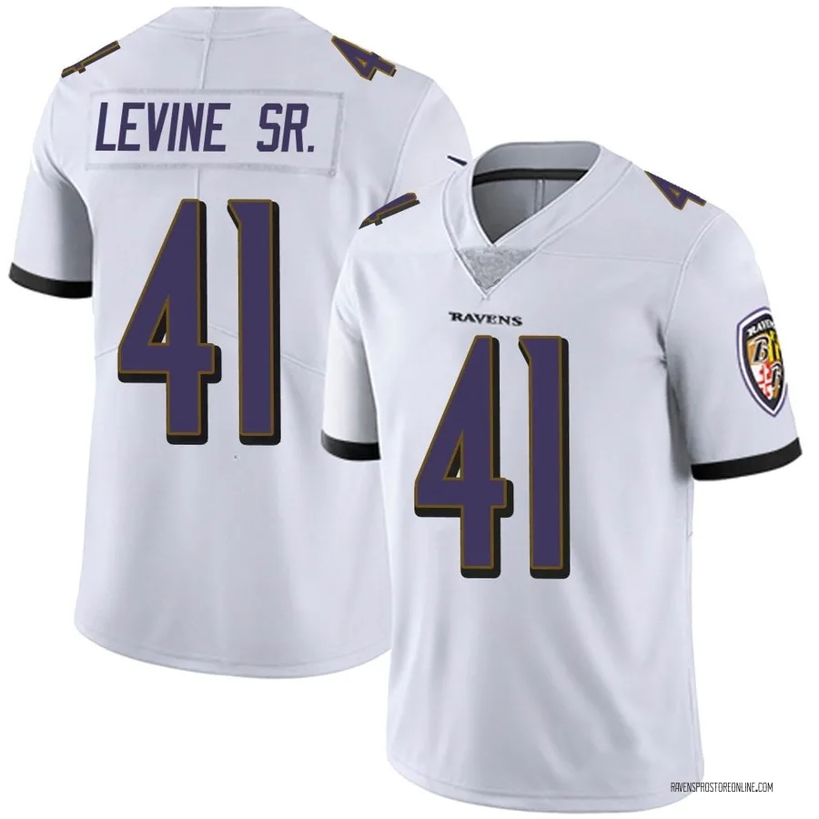 Anthony Levine Sr. Baltimore Ravens Men's Limited Vapor Untouchable Nike Jersey - White
