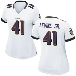 Anthony Levine Sr. Baltimore Ravens Women's Game Nike Jersey - White