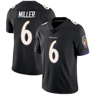 Anthony Miller Baltimore Ravens Men's Limited Alternate Vapor Untouchable Nike Jersey - Black