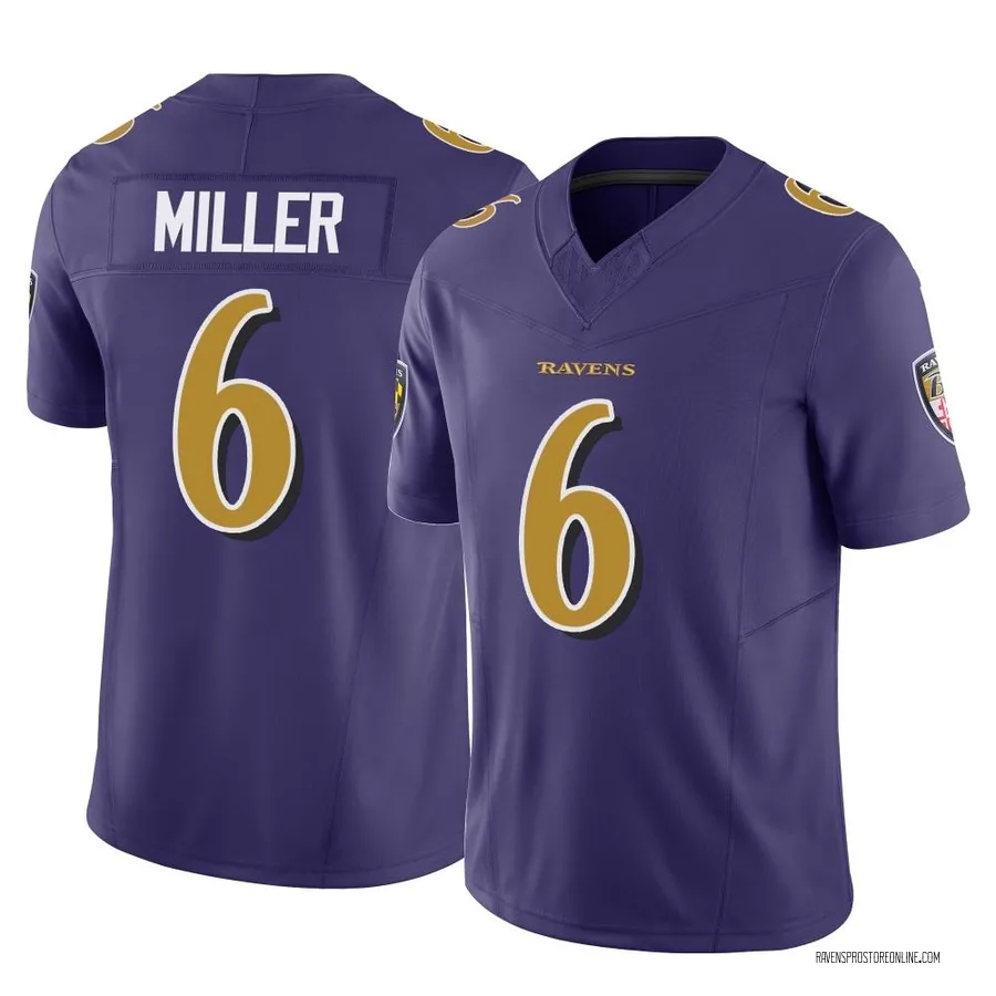 Anthony Miller Baltimore Ravens Men's Limited Vapor F.U.S.E. Nike Jersey - Purple