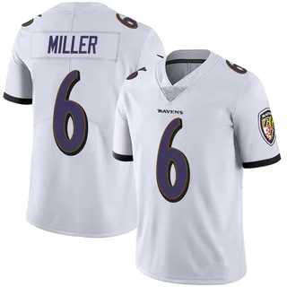 Anthony Miller Baltimore Ravens Men's Limited Vapor Untouchable Nike Jersey - White