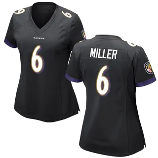 Anthony Miller Baltimore Ravens Women's Game Nike Jersey - Black