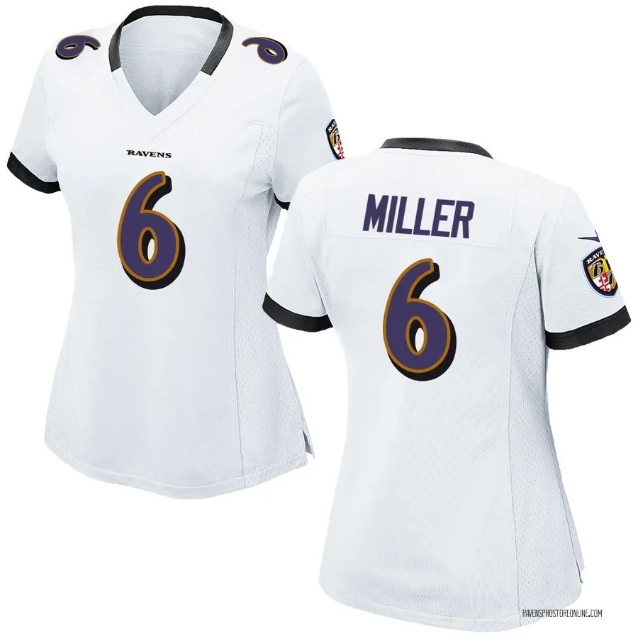 Anthony Miller Baltimore Ravens Women's Game Nike Jersey - White