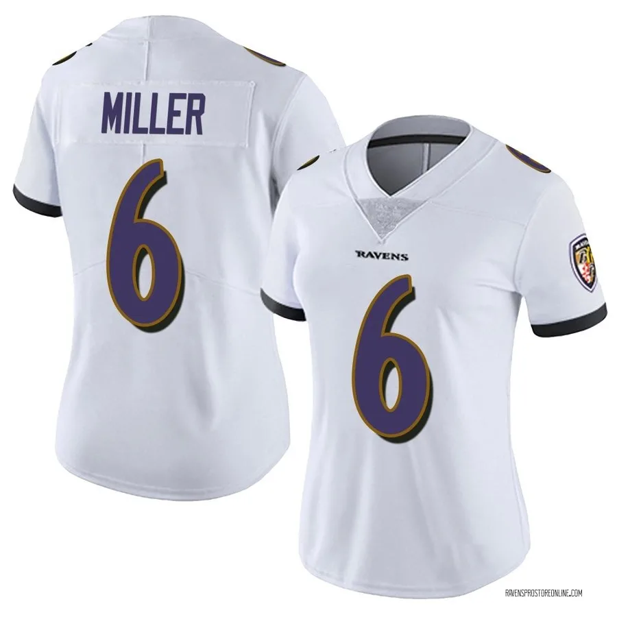 Anthony Miller Baltimore Ravens Women's Limited Vapor Untouchable Nike Jersey - White