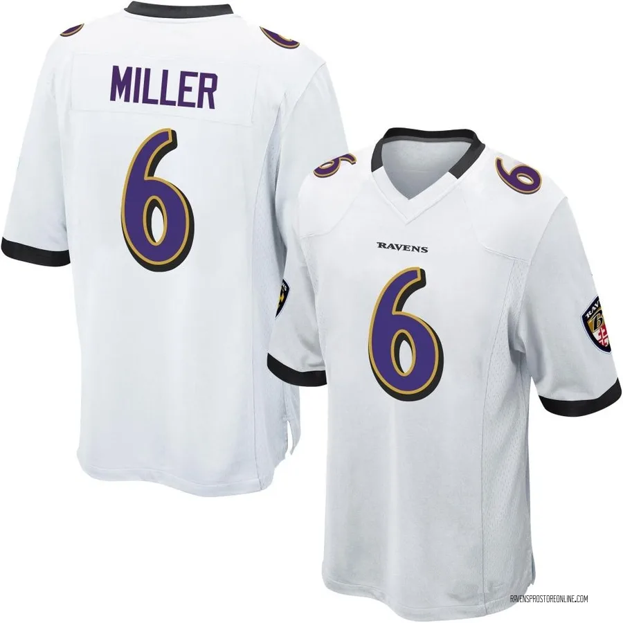 Anthony Miller Baltimore Ravens Youth Game Nike Jersey - White
