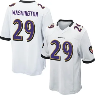 Ar'Darius Washington Baltimore Ravens Men's Game Nike Jersey - White
